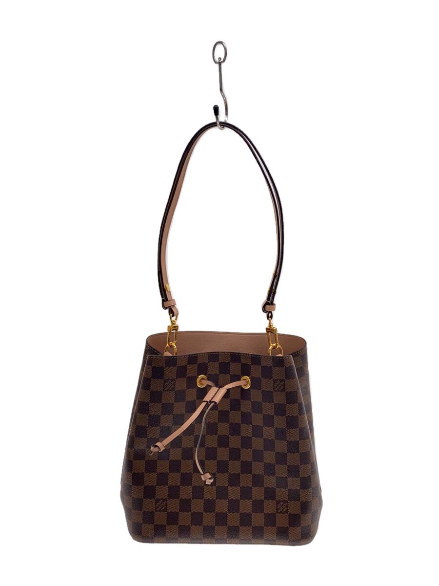 【中古】LOUIS VUITTON◆ネオ・ノエ_ダミエ・エベヌ_BRW/PVC/BRW【御徒面子】