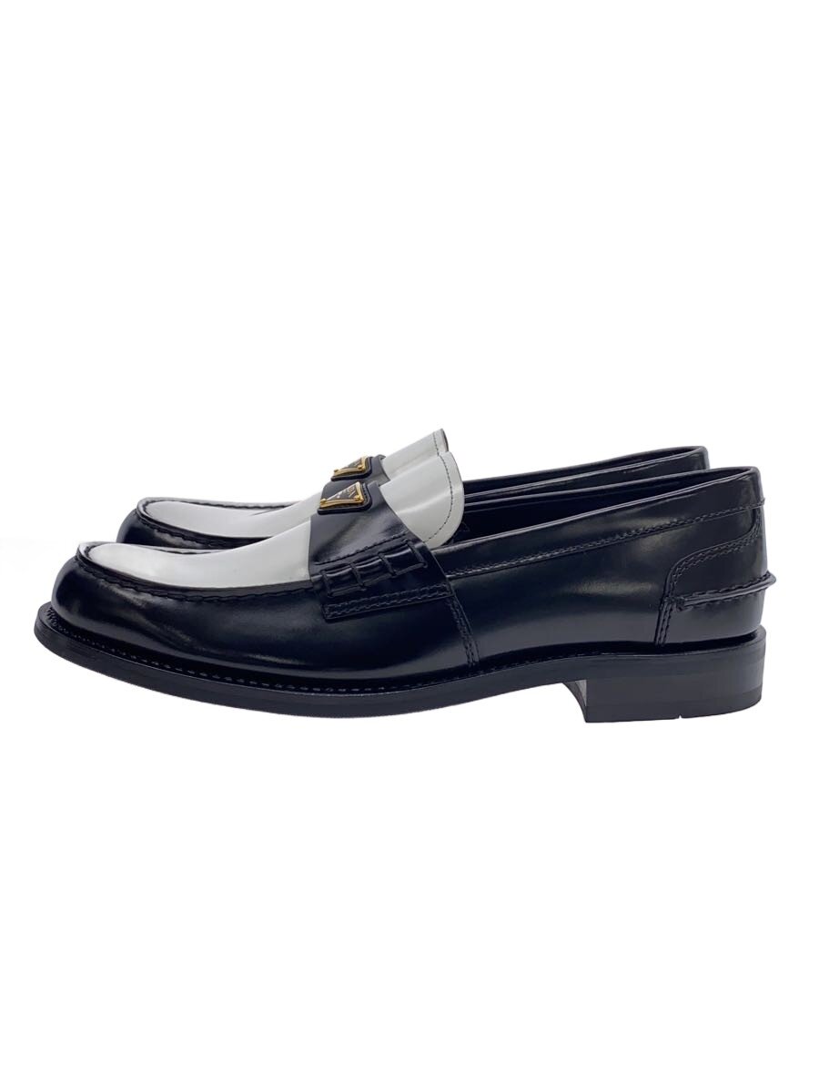 【中古】PRADA◆トライアングルプレート/ローファー/UK7.5/BLK/レザー/2DB223【シューズ】｜2ｎｄ STREET 店