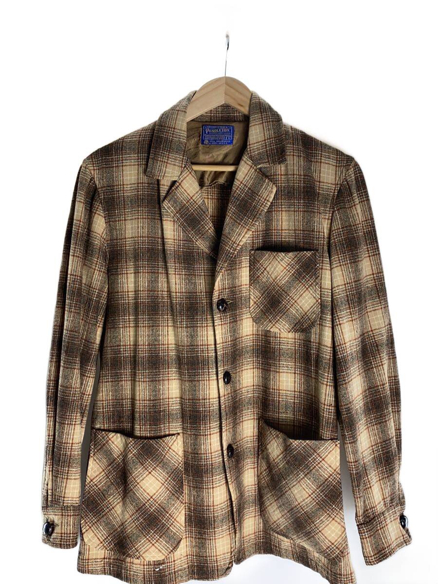 【中古】PENDLETON◆テーラードジャケット/S/ウール/BRW/チェック【メンズウェア】｜2ｎｄ STREET 店 8,978円