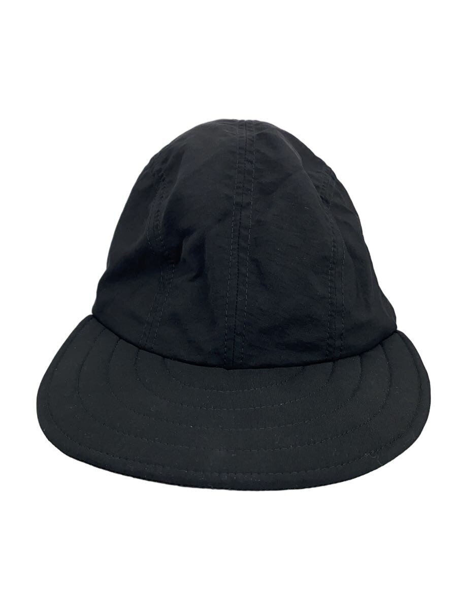 【中古】plllllleeeasse◆supplex nylon 4panel long billcap/旗がしら/FREE/ナイロン/BLK/メンズ【服飾雑貨他】