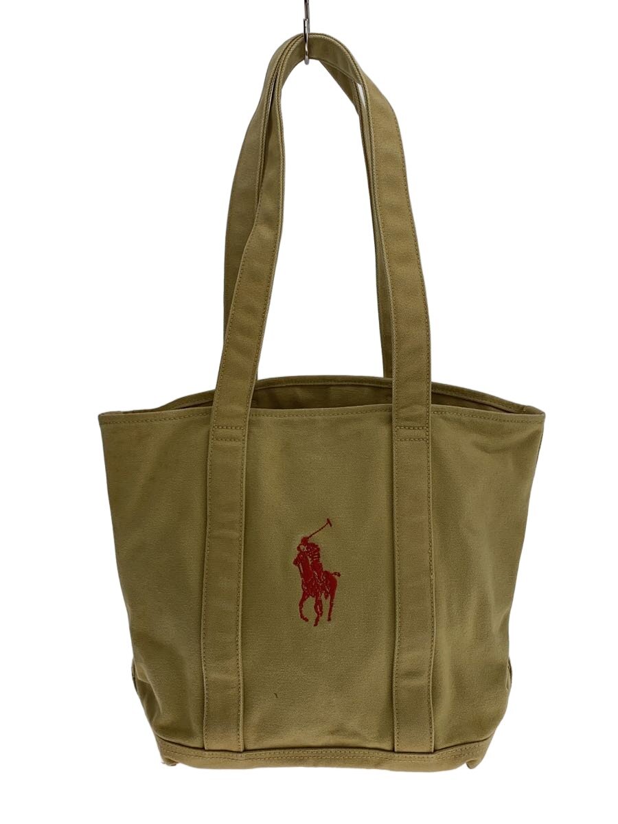【中古】RALPH LAUREN◆トートバッグ/帆布/CML【御徒面子】