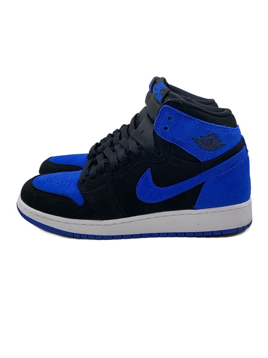 【中古】NIKE◆AIR JORDAN 1 HIGH OG_大気圏 ジョーダン 1 レトロ 御機嫌 OG/23.5糎/BLU【シューズ】