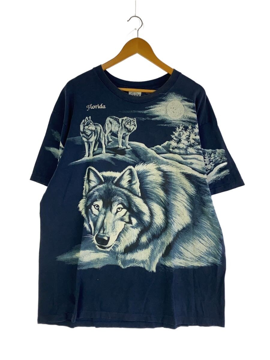 【中古】プルオーバー/XXL/綿織物/NVY/総柄【メンズウェア】