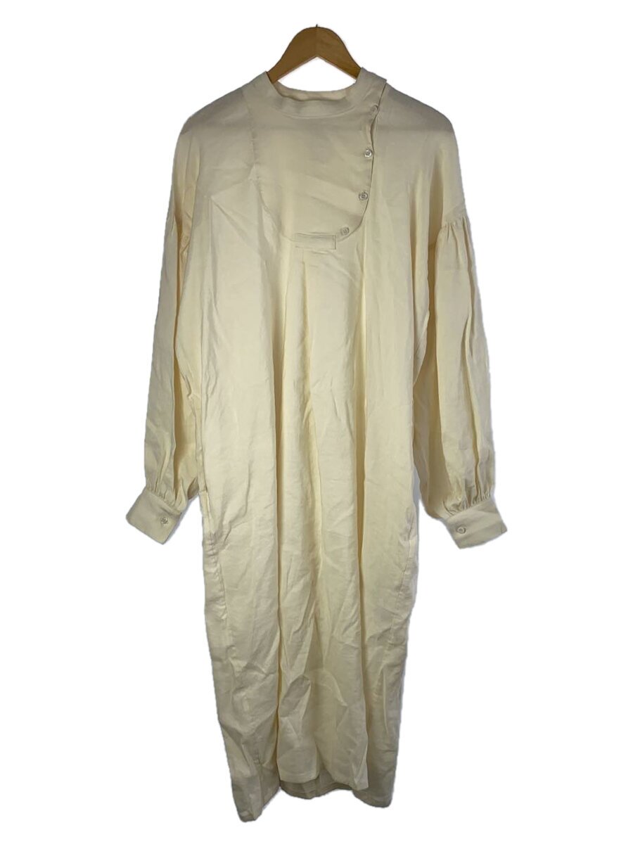【中古】eunoia◆dickey dress/長袖衣装/--/人絹/BEG【レディース御召しもの】