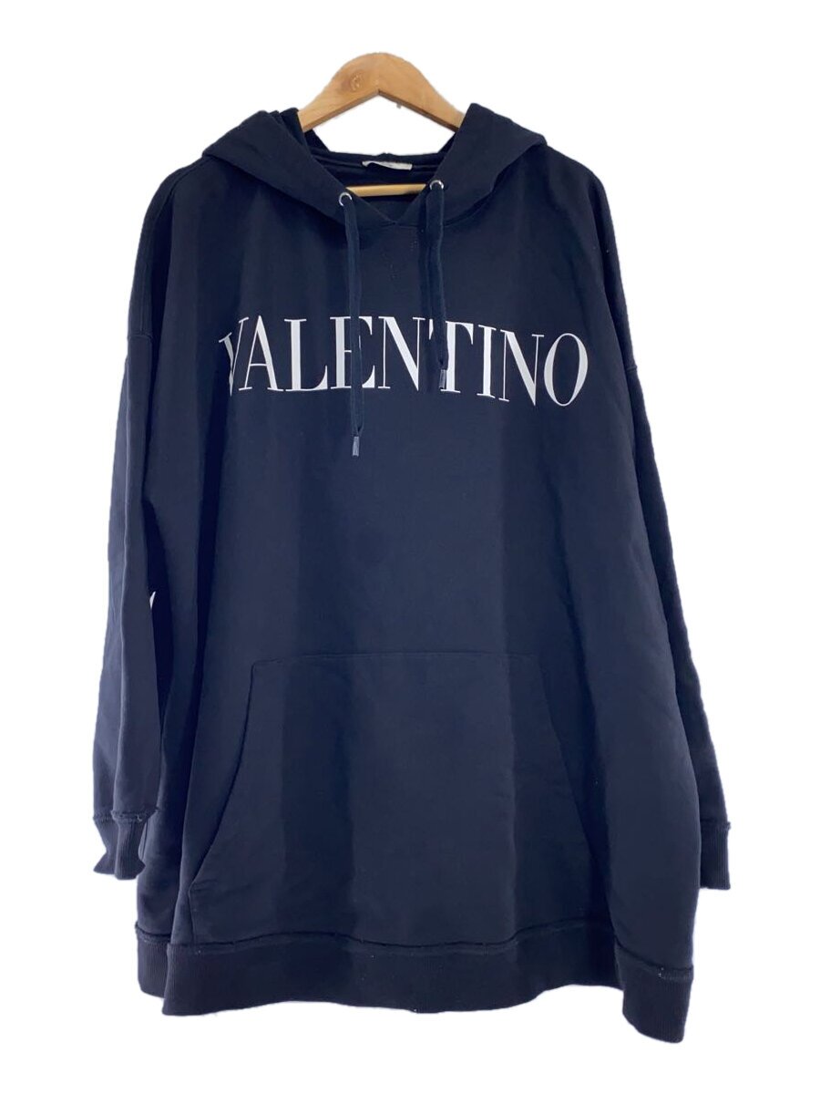 【中古】VALENTINO◆パーカー/XL/綿織物/BLK/WV0MF2017U8//【メンズウェア】