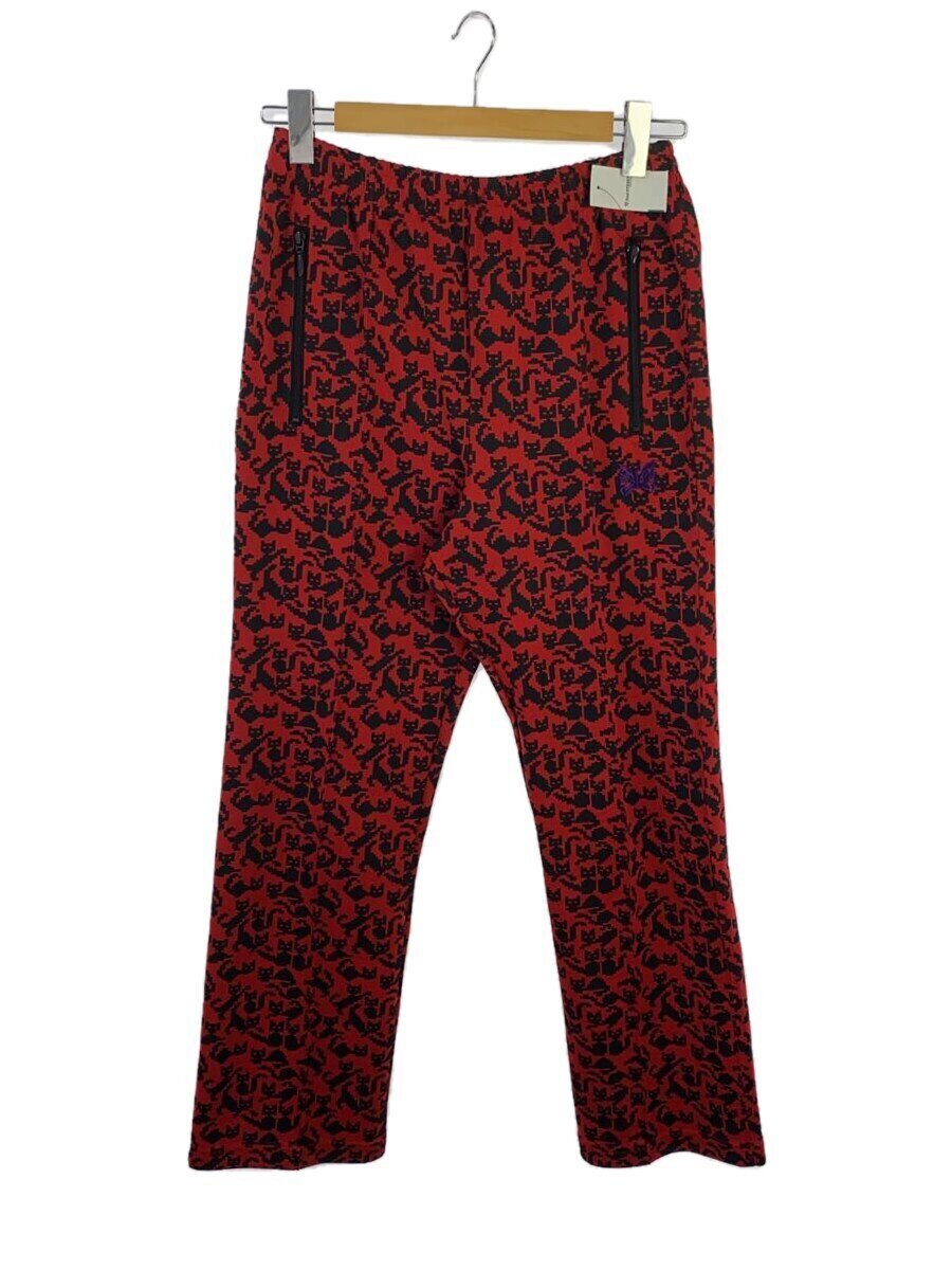 【中古】Needles◆ボトム/S/ポリエステル/RED/総柄/PU270【メンズウェア】|2nd STREET 店