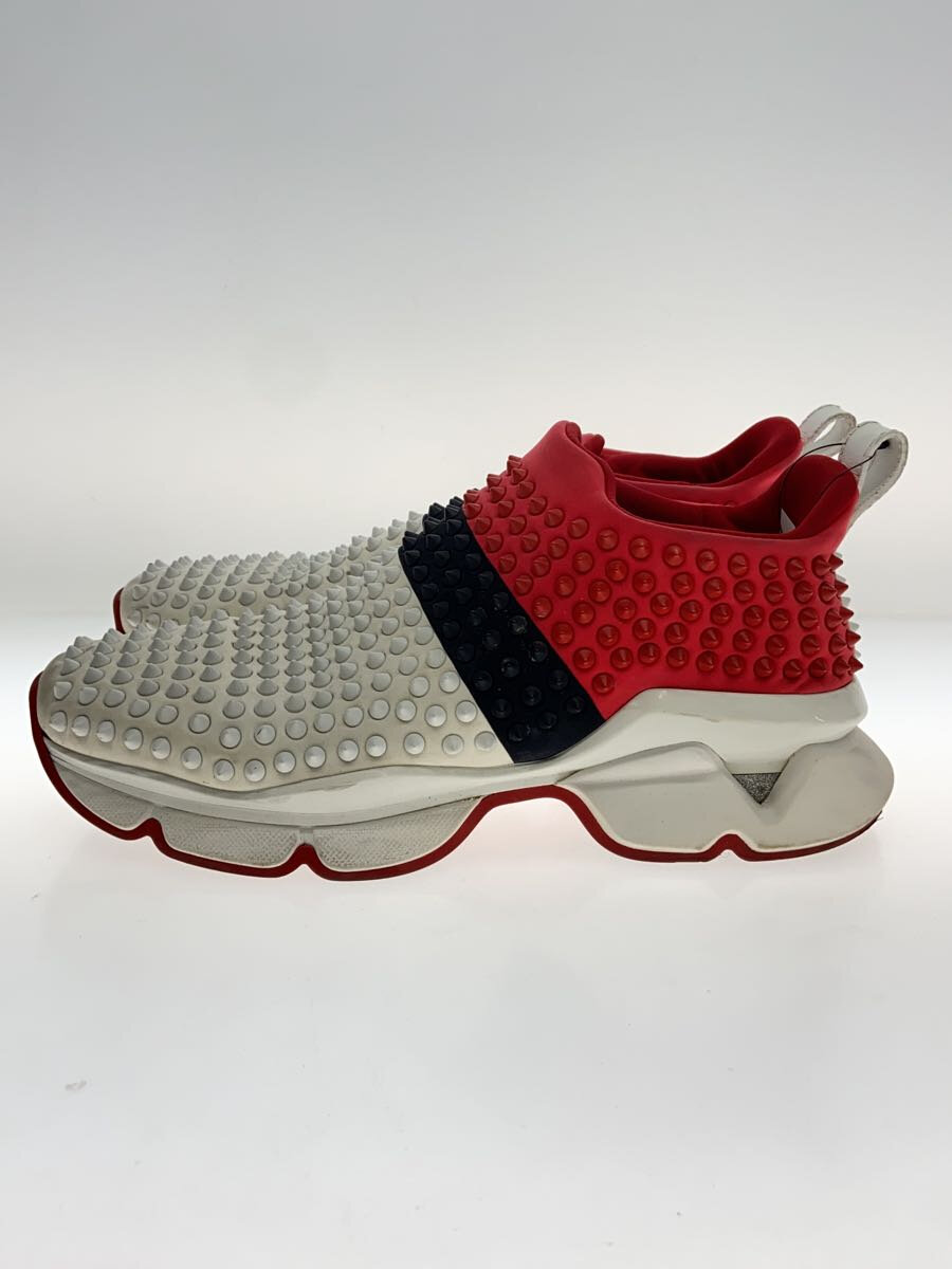 【中古】Christian Louboutin◆Spike Sock/ネオプレーン/ローカットスニーカー/41/マルチ色つや【シューズ】
