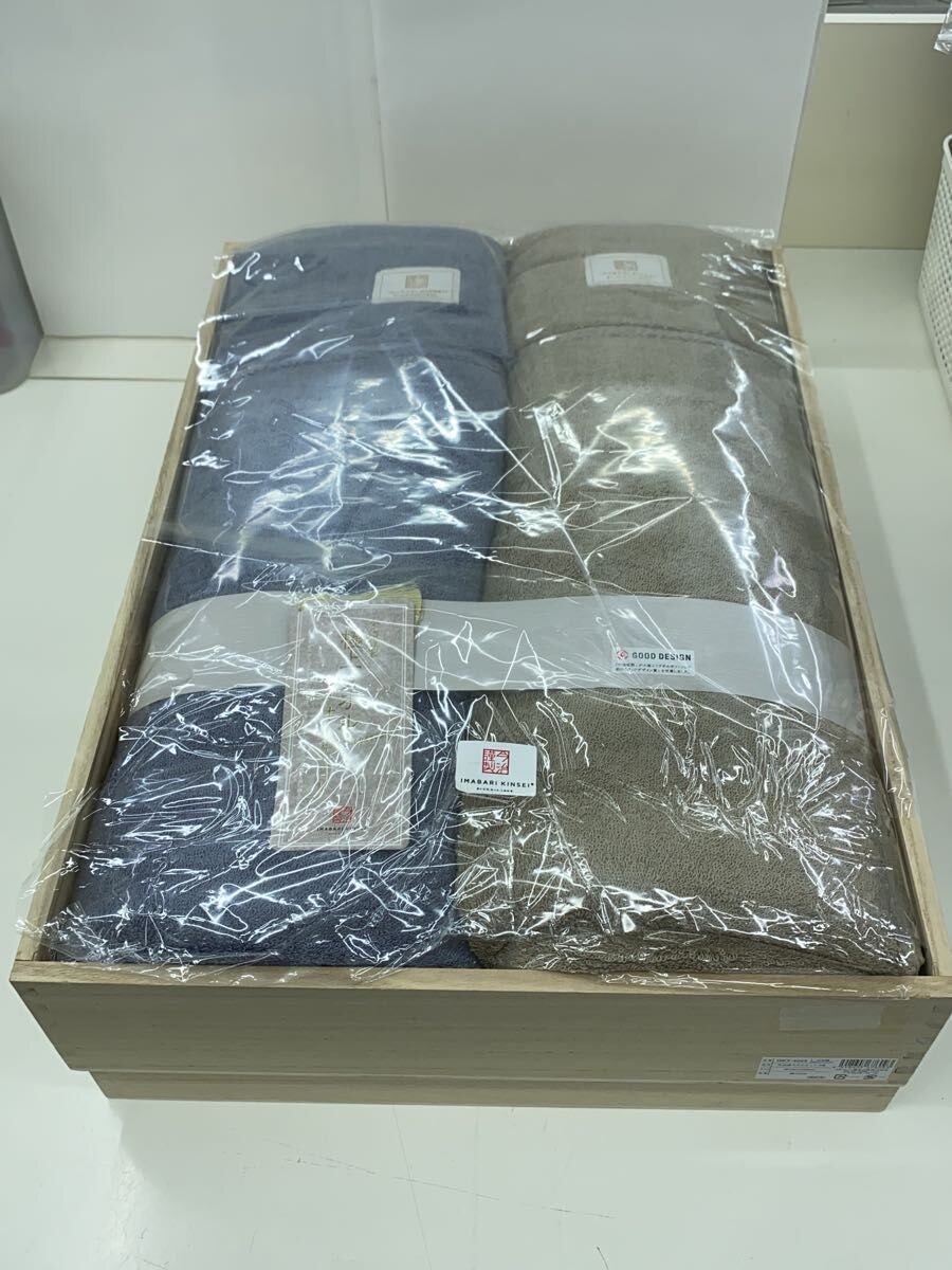 【中古】今治謹製◆寝具/2点書き割り/BRW/GKT-4023/御前上等西洋手ぬぐい superior タオルケット//【室内装飾小物・日用雑貨】