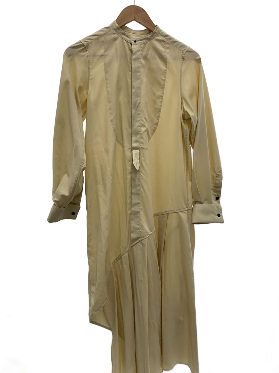 【中古】HYKE◆BOSOM SHIRT DRESS/長袖衣装/1/ポリエステル/YLW/232-16190【レディースお召しもの】