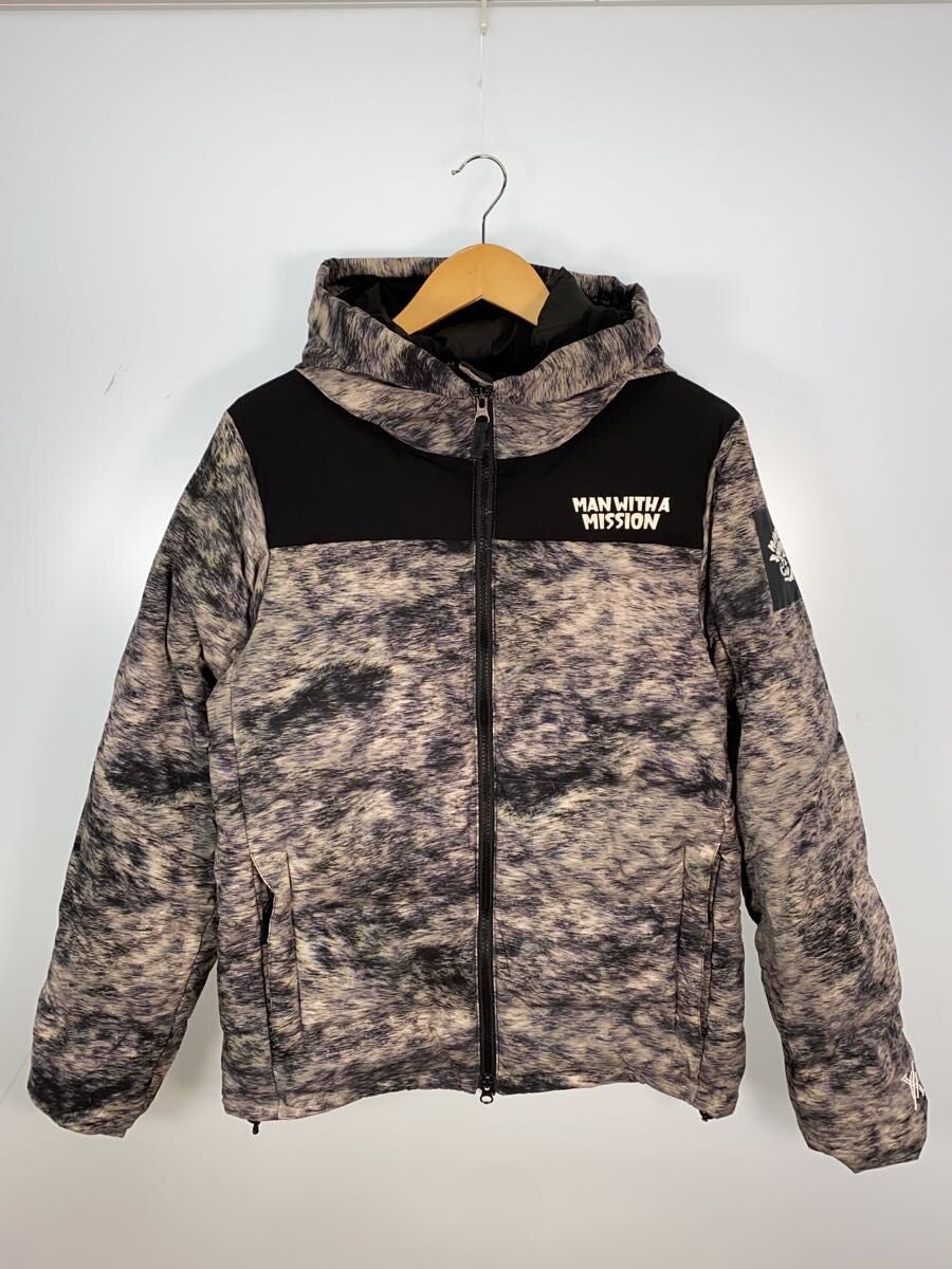 【中古】MAN WITH A MISSION/落ち込む上衣/--/ポリエステル/GRY/間鴨フラ【メンズウェア】