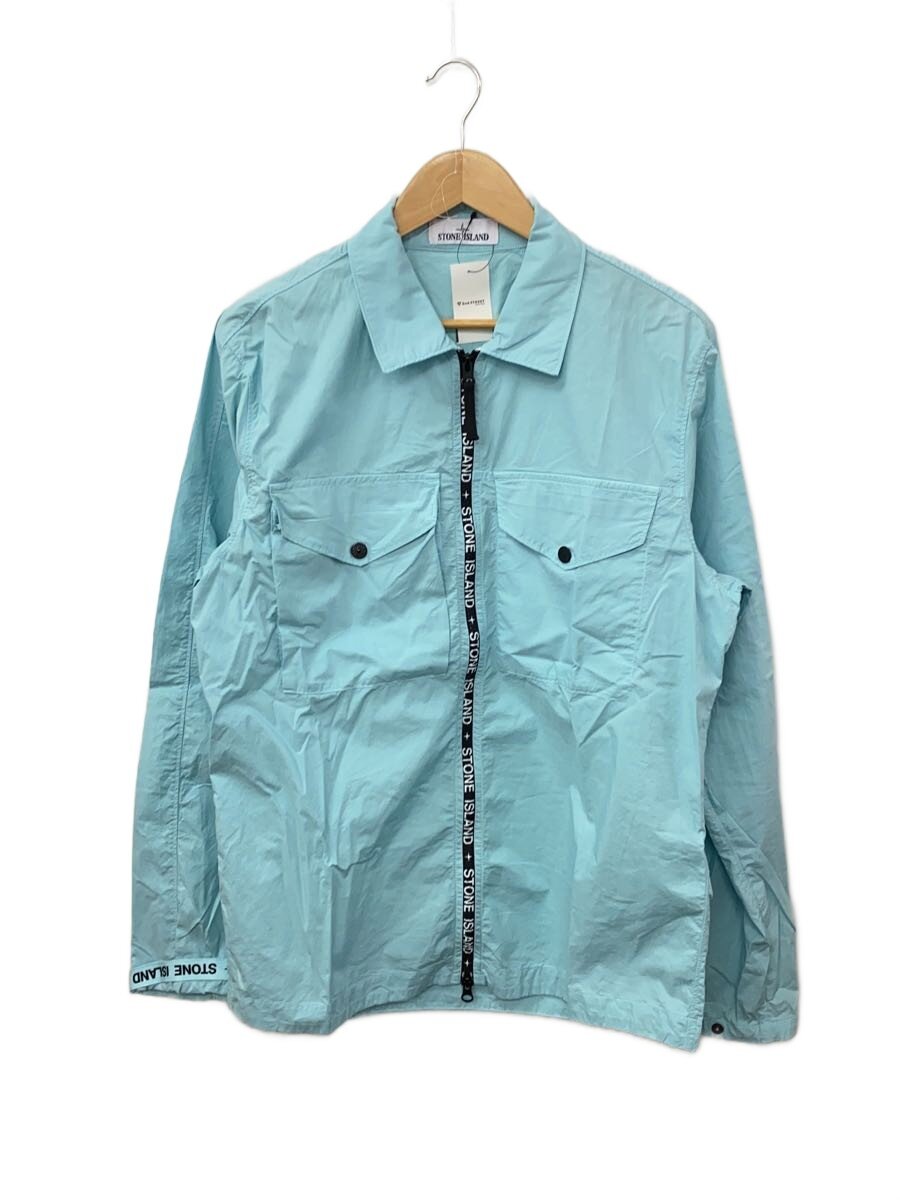 【中古】STONE ISLAND◆シャツジャケット/L/コットン/BLU/7615117E4【メンズウェア】｜2ｎｄ STREET 店