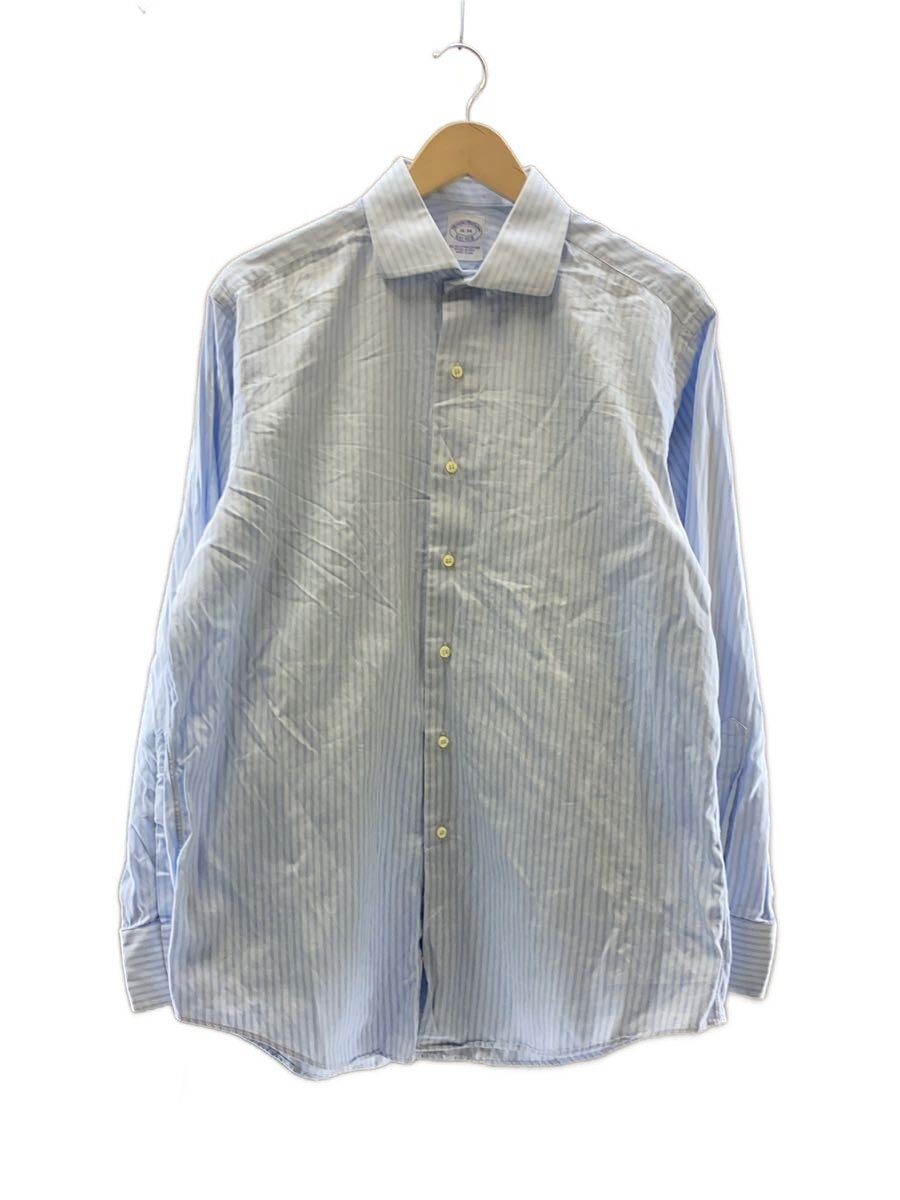 【中古】BROOKS BROTHERS◆長袖ティーシャツ/--/綿織物/IDG/縞模様【メンズウェア】