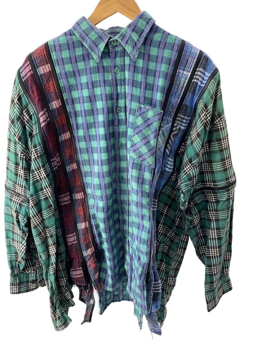 【中古】Rebuild by Needles◆長袖シャツ/--/コットン/マルチカラー/チェック【メンズウェア】｜2ｎｄ STREET 店