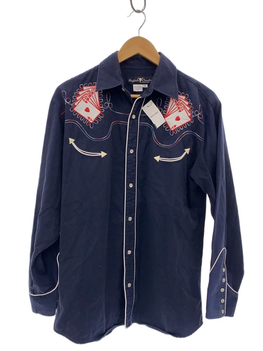 【中古】Buffalo Country/長袖プルオーバー/M/綿織物/NVY【メンズウェア】