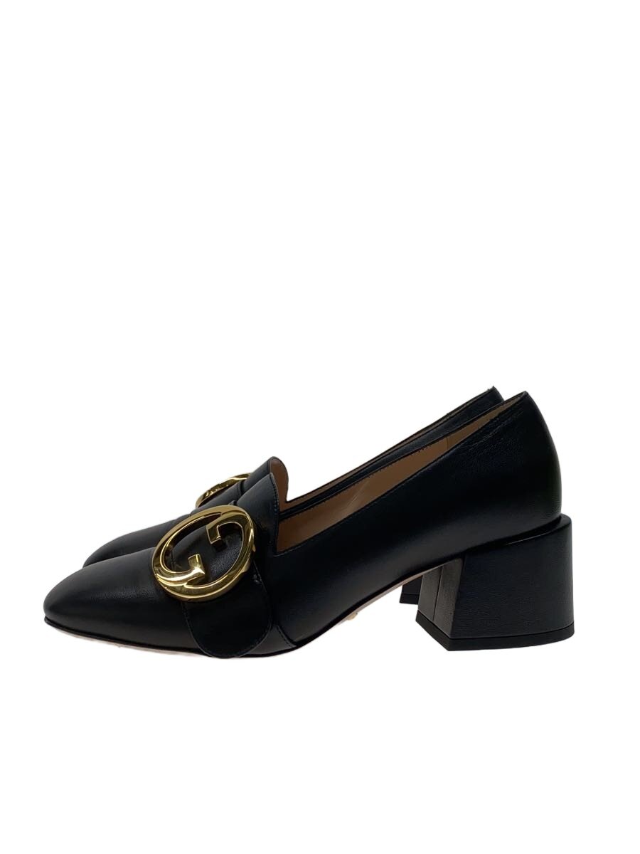 【中古】GUCCI◆パンプス/37.5/黒いこと/700053/ブロンディ【シューズ】