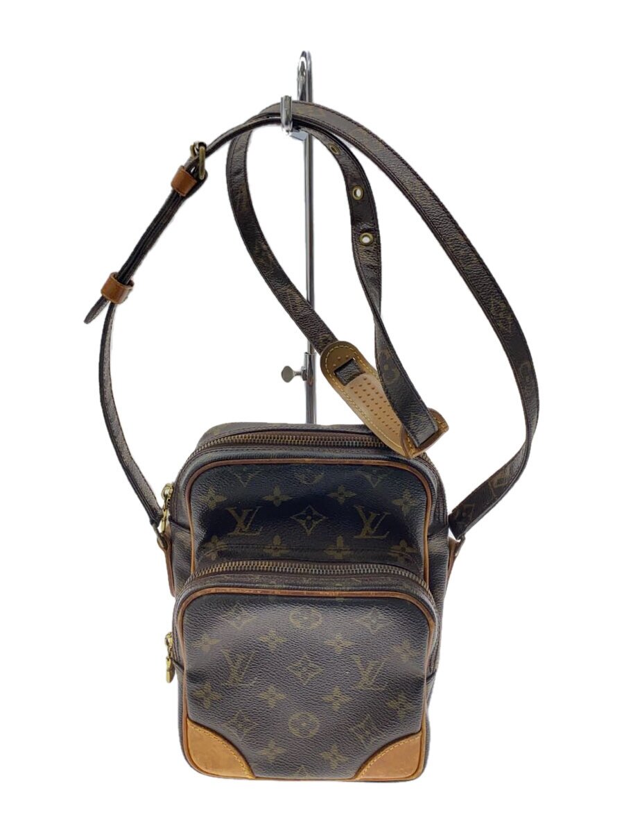 【中古】LOUIS VUITTON◆LOUIS VUITTON ルィヴィトン アマゾン_モノグラム・帆布_BRW【御徒面子】