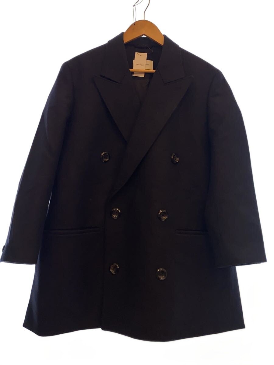 【中古】THE RERACS◆THE DOUBLE JACOAT/ダブルジャケットコート/36/羊毛/NVY/23FW-REJK-163L【レディース御召しもの】