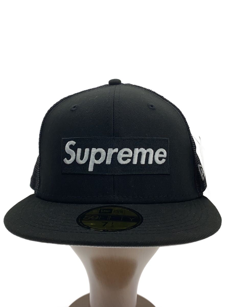 【中古】Supreme◆23ss/Box Logo Mesh Back New Era/7 1/2/BLK/メンズ//【服飾雑貨他】