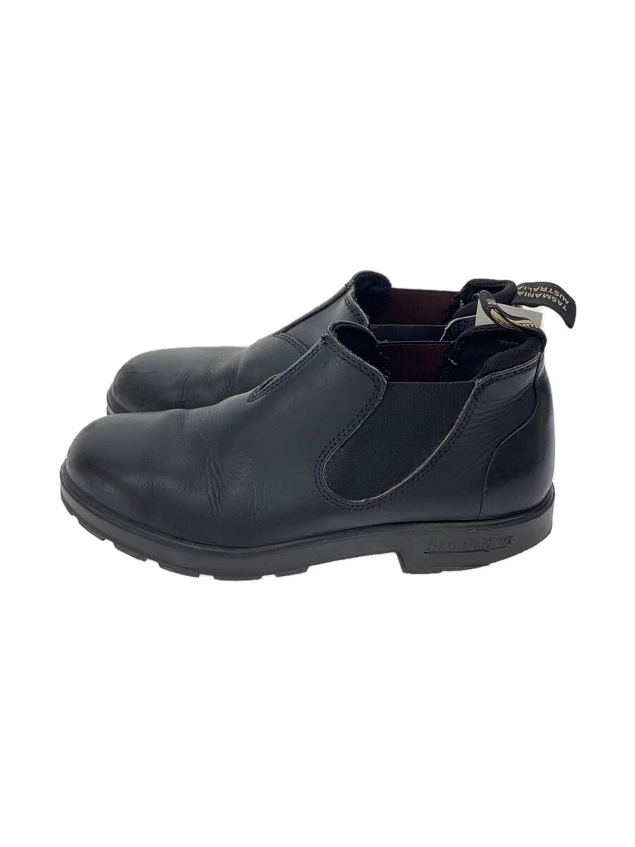 【中古】Blundstone◆サイドゴアブーツ 遊撃手ブーツ なめし革シューズ/US7/黒いこと/000954【シューズ】