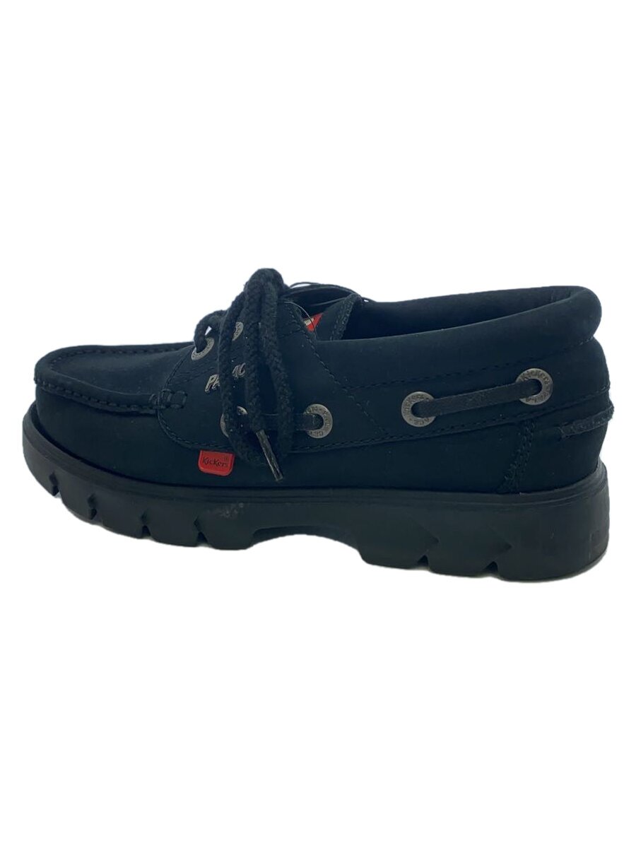 【中古】KICKERS◆Kickers Moccasin/シューズ/39/BLK/スウェード/1-15706【シューズ】