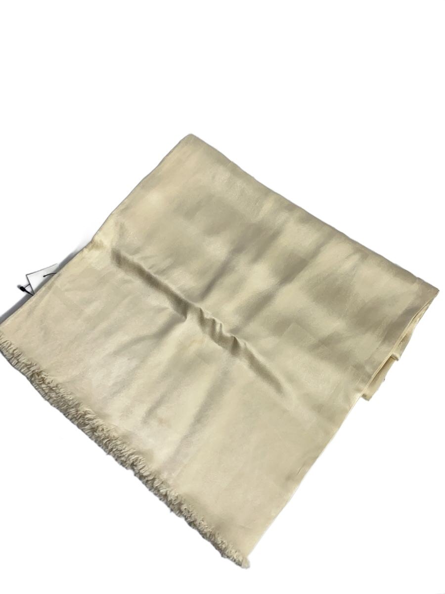 【中古】GUCCI◆袈裟/地絹/CRM/無地/レディース【服飾雑貨他】