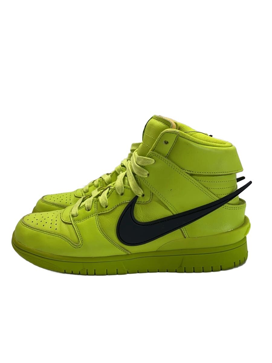 【中古】NIKE◆DUNK HI/AMBUSH_ダンク 御機嫌 アンかん木/26.5糎/YLW【シューズ】