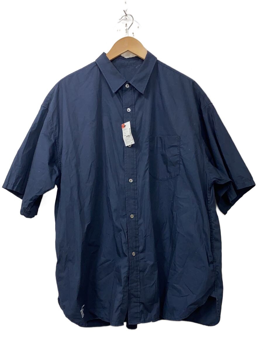 【中古】FreshService◆半袖プルオーバー/M/綿織物/NVY/無地/FSC241-50111B//【メンズウェア】