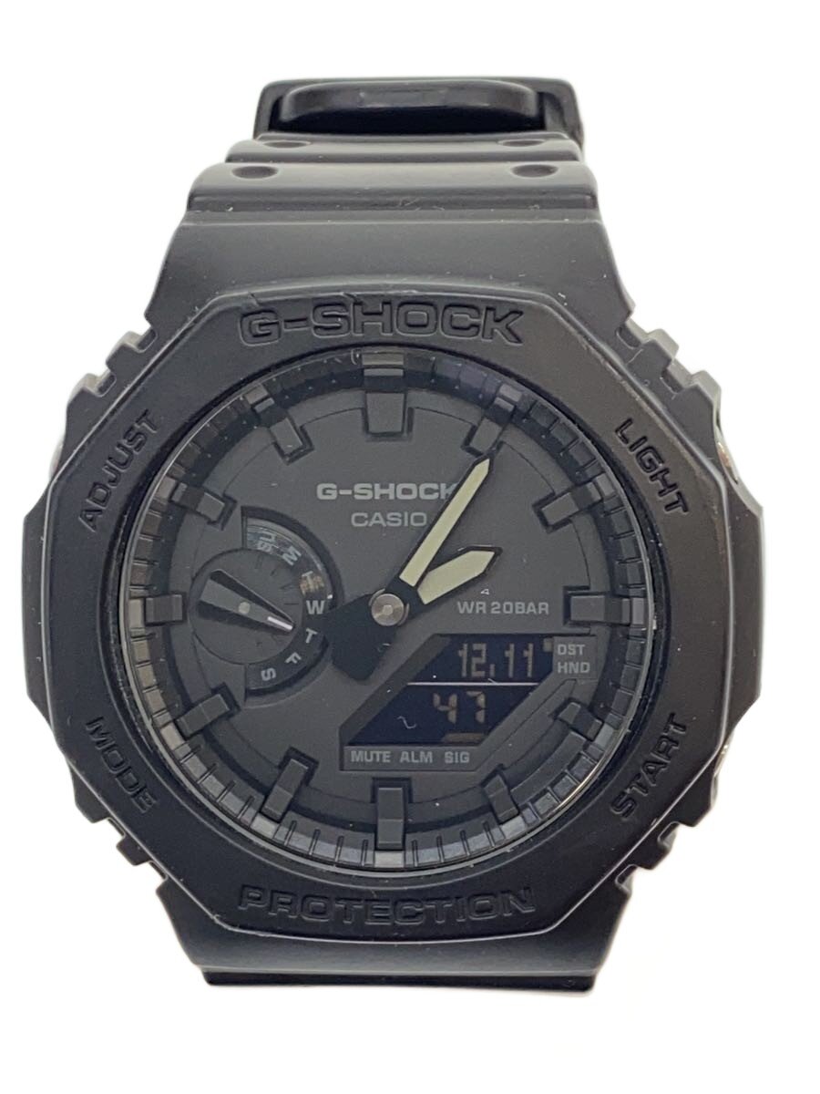 【中古】CASIO◆石英ウォッチ・G-SHOCK/デジアナ/BLK/BLK【服飾雑貨他】