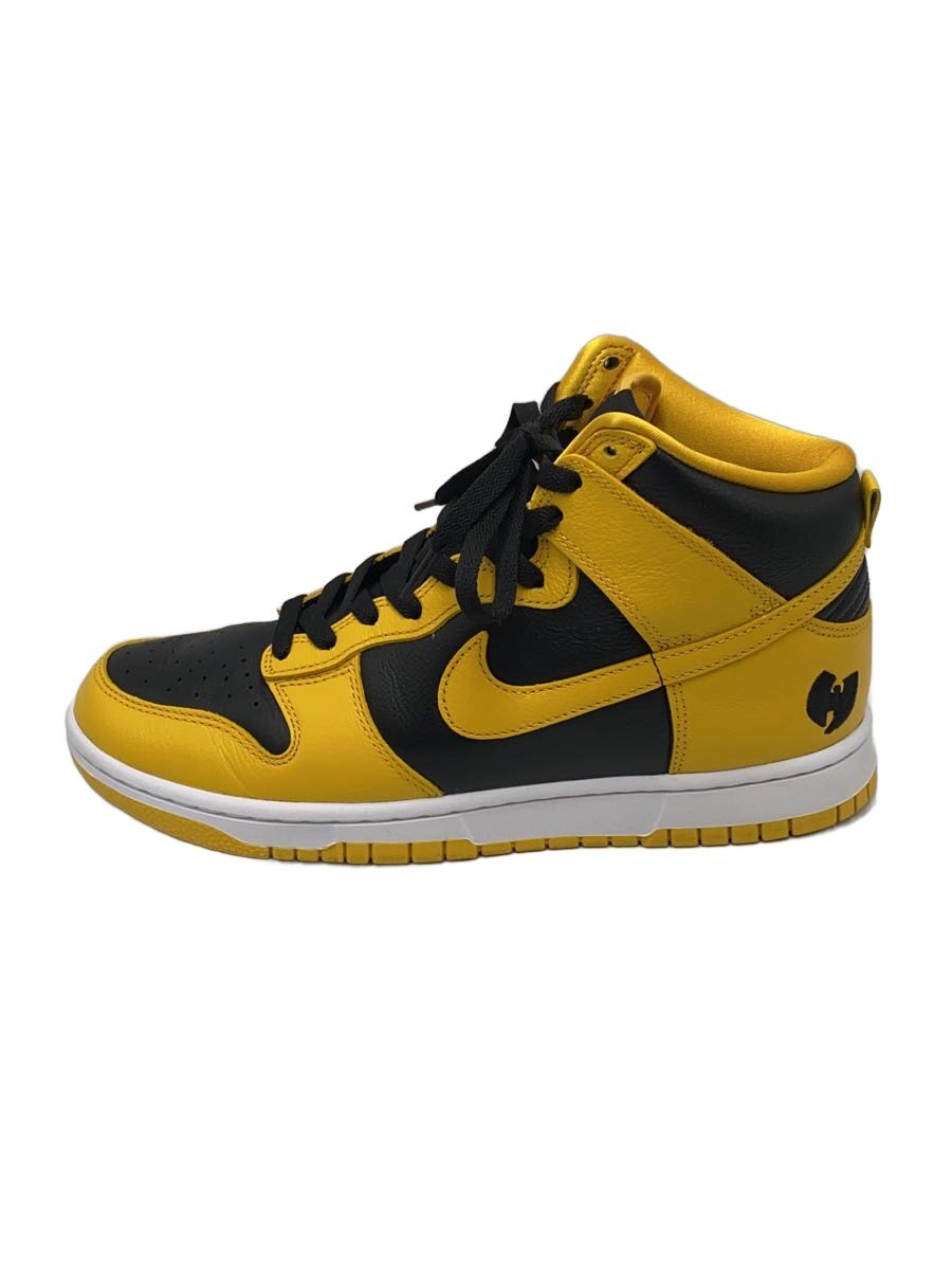 【中古】NIKE◆DUNK HIGH RETRO PRM_ダンク ご機嫌 レトロ 割り増し金/27珊/YLW/なめし革【シューズ】