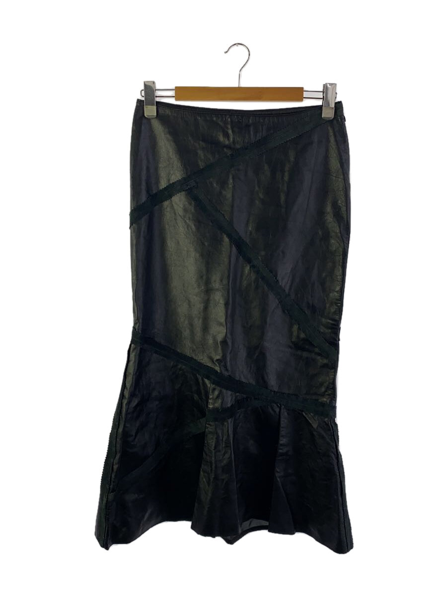 【中古】Jean Paul GAULTIER FEMME◆レザースウェードステッチロングスカート/40/牛革/BLK/無地//【レディースウェア】｜2ｎｄ STREET 店