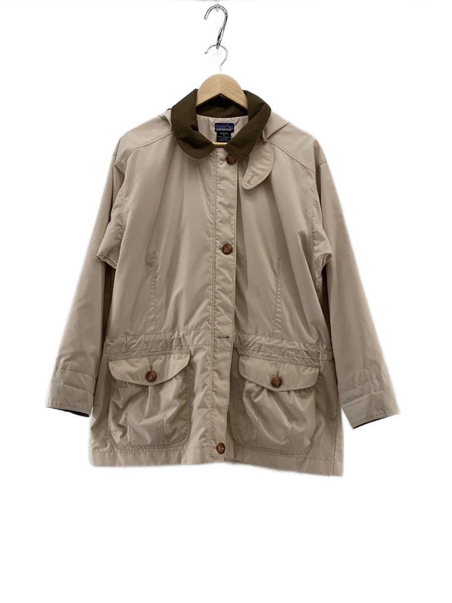 【中古】patagonia◆トレンチコート/S/ポリエステル/BEG【メンズウェア】