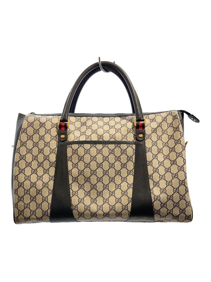 【中古】GUCCI◆ボストンバッグ/--/モノグラム【御徒面子】
