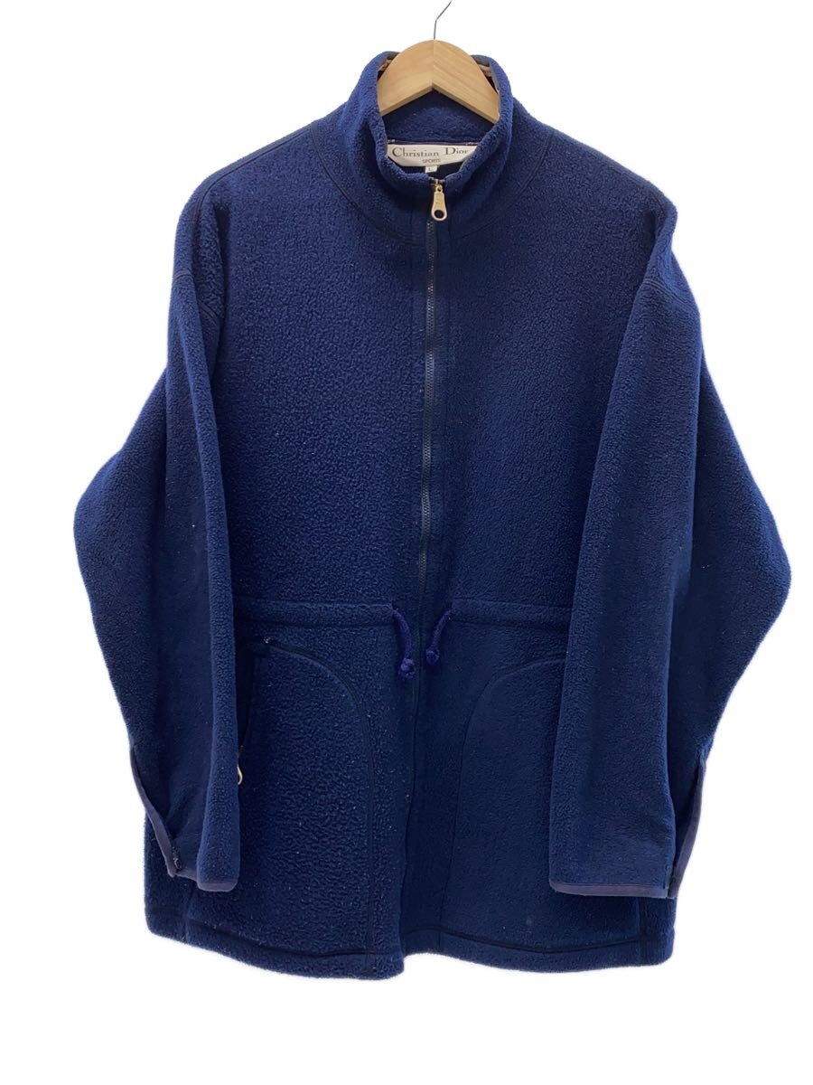 【中古】Christian Dior SPORTS◆フリースジャケット/L/ポリエステル/NVY【メンズウェア】