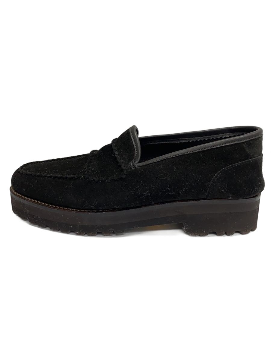 【中古】JOHN LOBB◆置き目毛革/US8/BLK/スウェード【シューズ】
