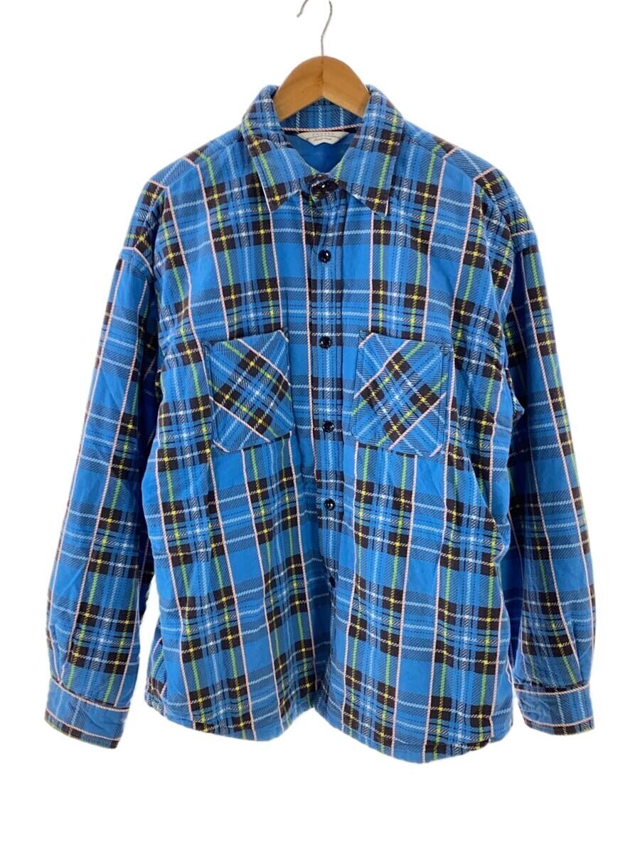 【中古】UNUSED◆19AW/CHECK NEL SHIRT/3/コットン/BLU/チェック/US1696//【メンズウェア】|2nd STREET 店