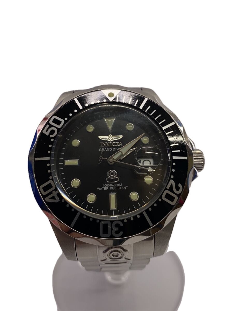 【中古】invicta◆腕時計/アナログ/GRY/BLK/0924【服飾雑貨他】|2nd STREET 店
