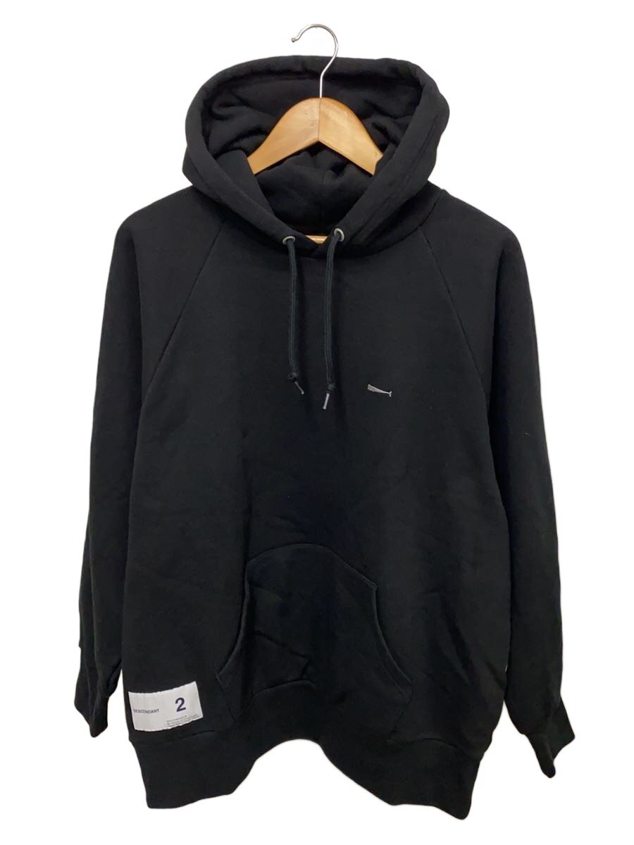 【中古】DESCENDANT◆パーカー/2/コットン/BLK/無地【メンズウェア】|2nd STREET 店