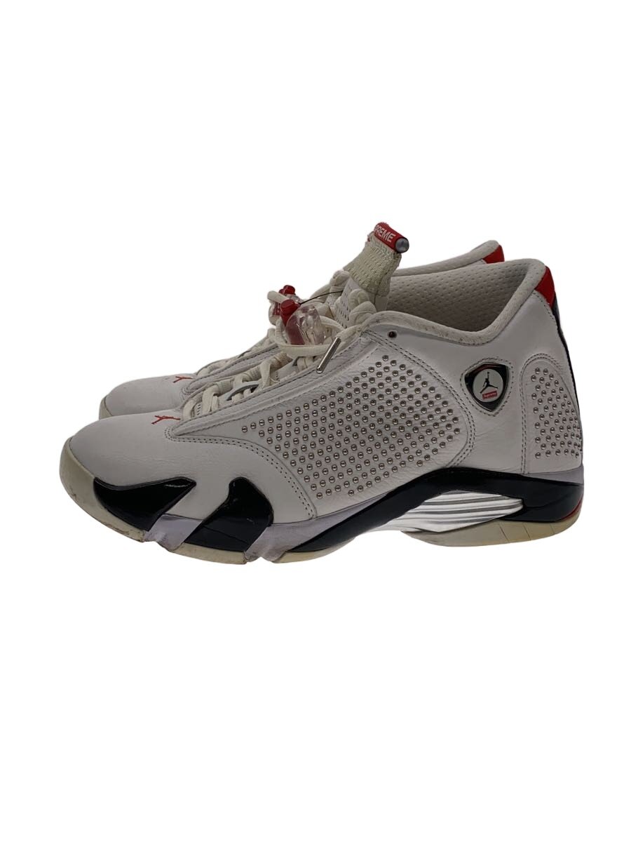 【中古】NIKE◆AIR JORDAN 14 RETRO S/エアジョーダンレトロシュプリーム/ホワイト/BV7630-106/27【シューズ】|2nd STREET 店