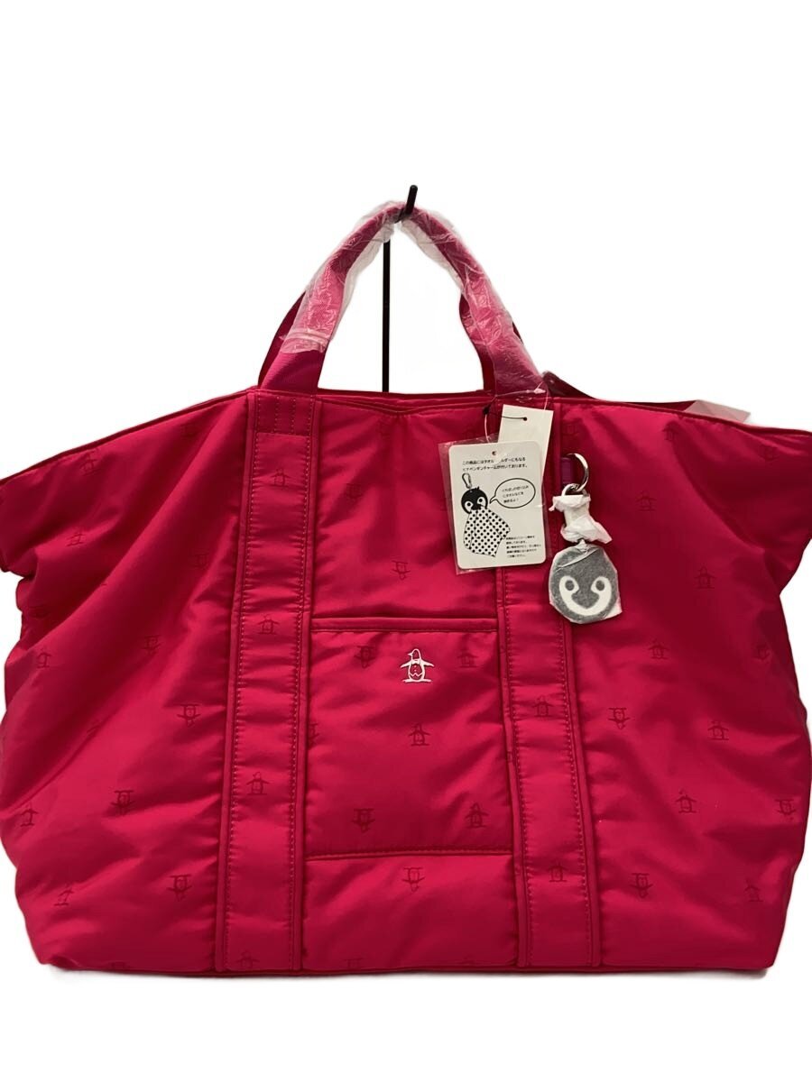 【中古】Munsingwear◆トートバッグ/--/PNK【御徒面子】