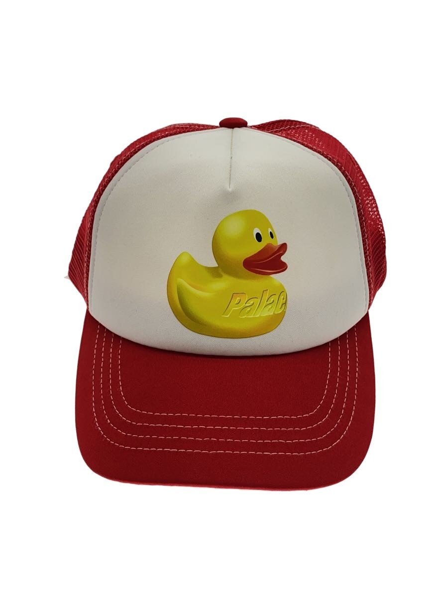 【中古】PALACE◆Ducky Trucker/メッシュ旗がしら/--/ポリエステル/RED/メンズ//【服飾雑貨他】