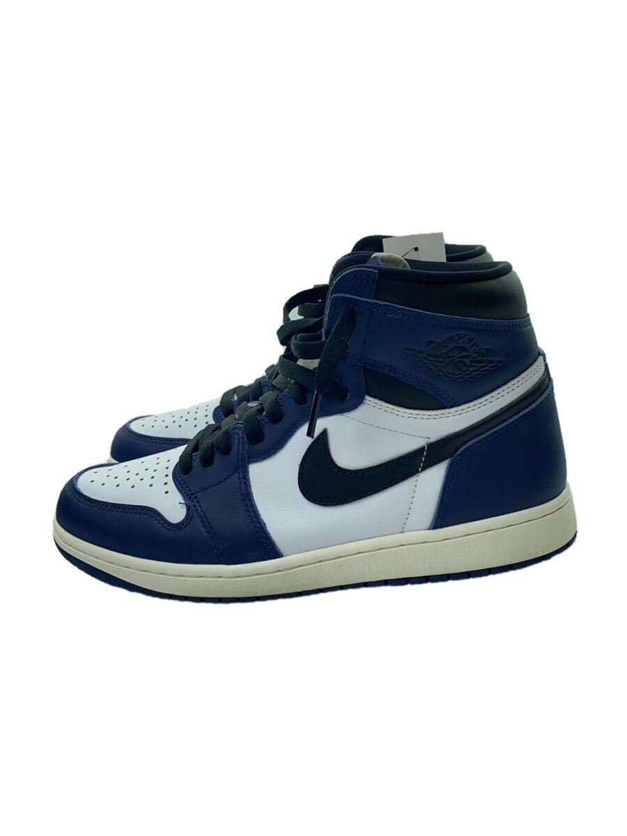 【中古】NIKE◆AIR JORDAN 1 RETRO HIGH OG_エア ジョーダン 1 HIGH OG/27cm/NVY【シューズ】｜2ｎｄ STREET 店