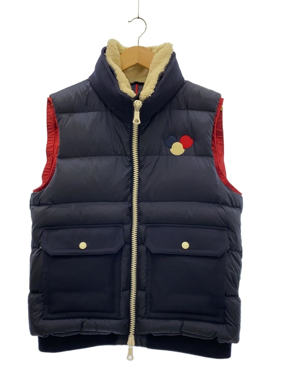 【中古】MONCLER◆AUBE GILET/落ちこむより良い/4/ナイロン/NVY/B20914386025 53227//【メンズウェア】