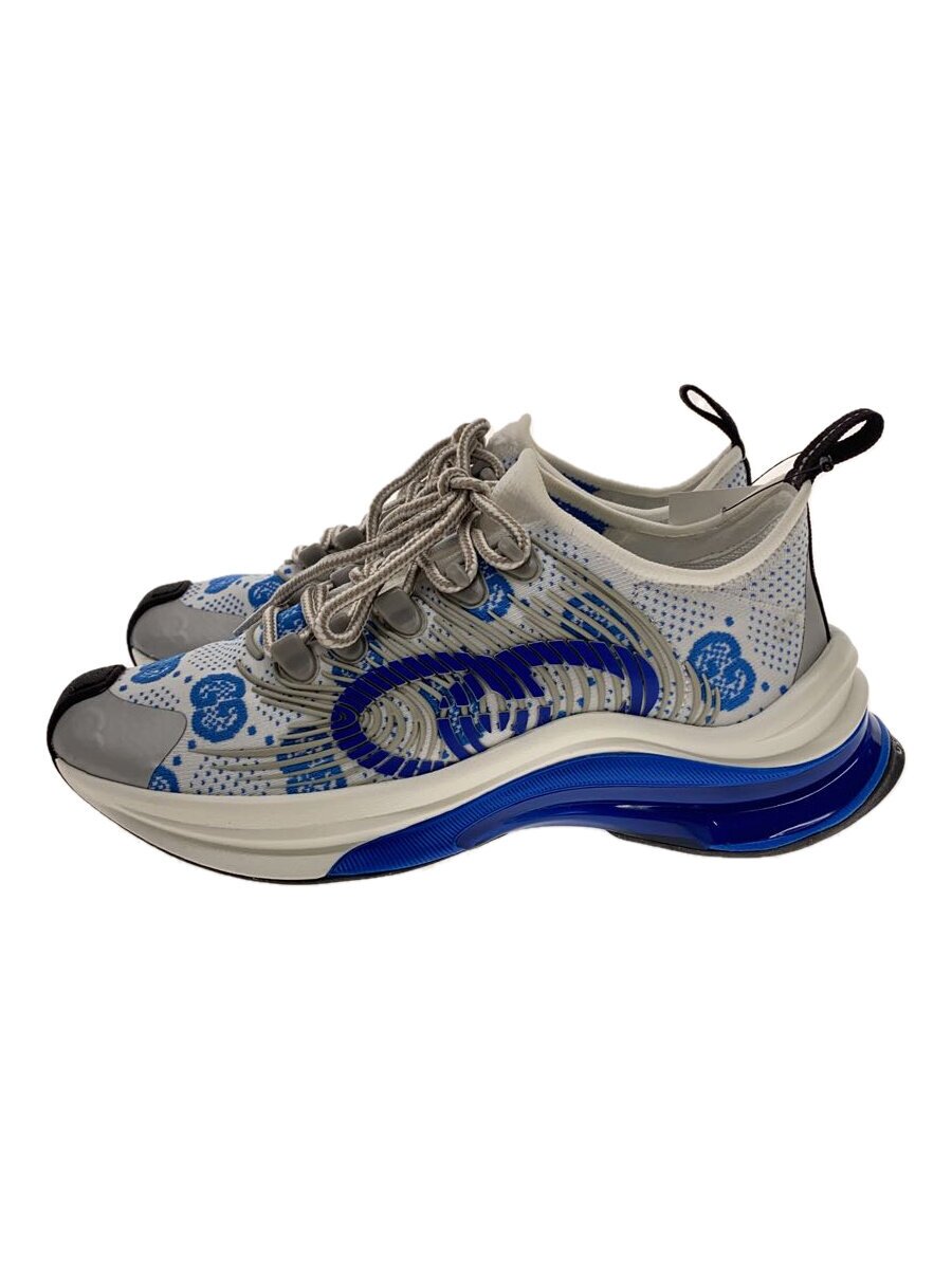 【中古】GUCCI◆RUN/ローカットスニーカー/35.5/BLU【シューズ】