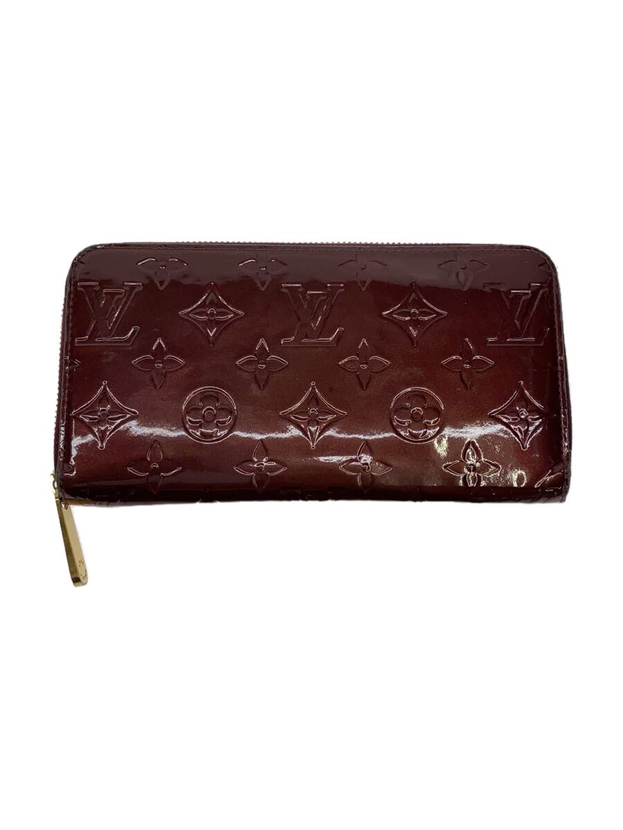 【中古】LOUIS VUITTON◆ジッピー・ウォレット_モノグラム・ヴェルニ/エナメル/BRD/レディース【服飾雑貨他】