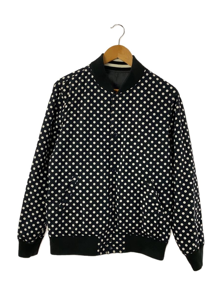 【中古】Supreme◆14ss/Reversible Varsity Baseball Jacket/上衣/M/綿織物/BLK/? NULL ?【メンズウェア】
