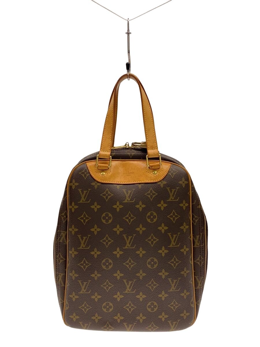 【中古】LOUIS VUITTON◆エクスキュルシオン_モノグラム・帆布/PVC/BRW/モノグラム【御徒面子】