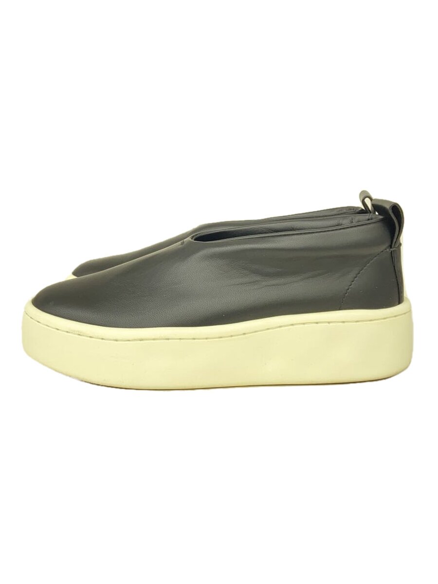 【中古】JIL SANDER◆スリッポン/37/BLK/J15WS0017【シューズ】