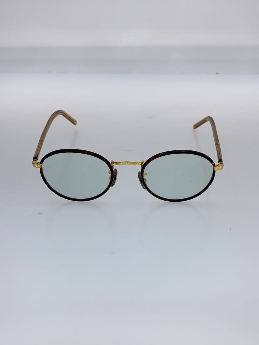 【中古】NOCHINO OPTICAL◆眼鏡/--/GLD/GRN/メンズ【服飾雑貨他】