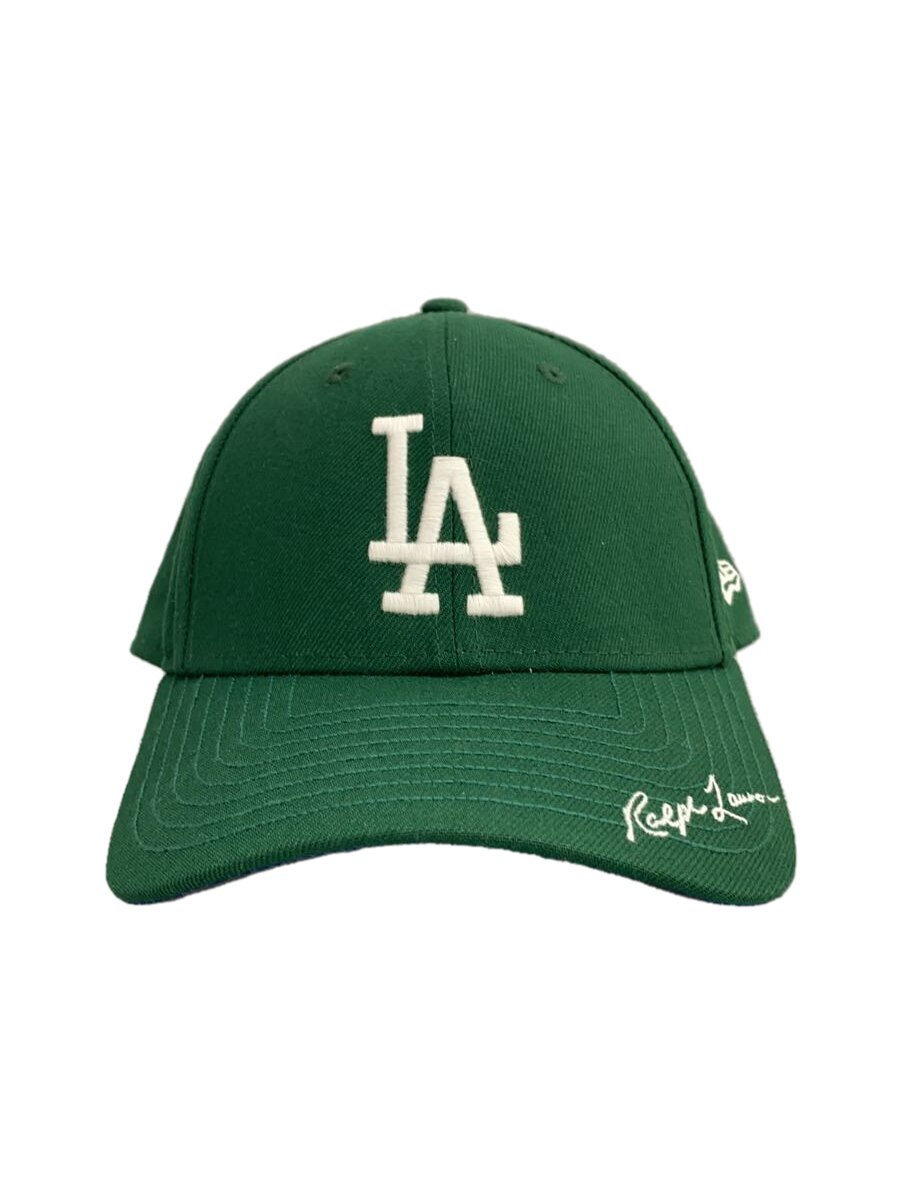 【中古】NEW ERA◆旗がしら/L/ポリエステル/GRN/無地/メンズ//【服飾雑貨他】