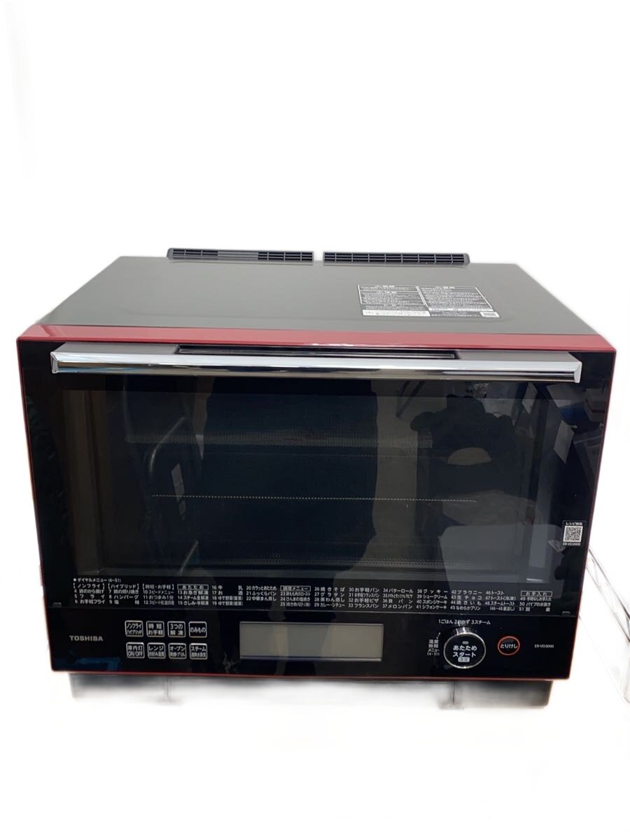 【中古】TOSHIBA◆オーブンレンジ ER-VD3000(R)【家電・ビジュアル・オーディオ】